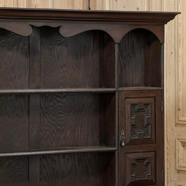 Vintage Welsh Oak Sideboard, Hand-Crafted, British Colonial, Mid-1900s For Sale - Image 11 of 18