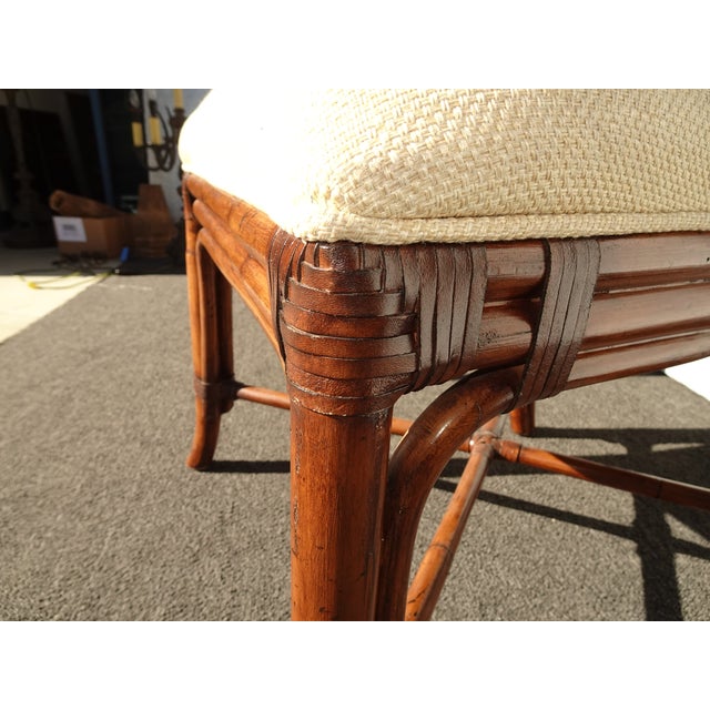 Pair of Lexington Tommy Bahama Bamboo Rattan Side Chairs For Sale - Image 18 of 18