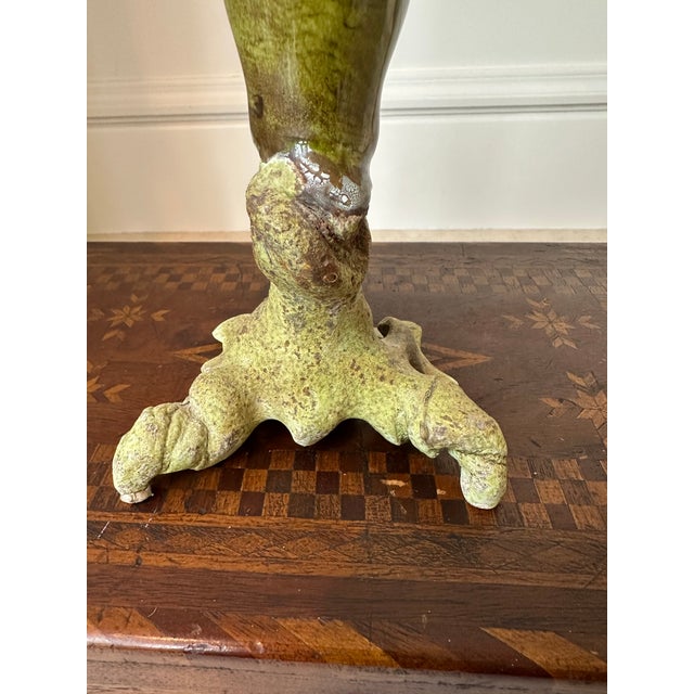 Vintage 1999 Brutalist Ceramic Handmade Sculpture For Sale - Image 14 of 18