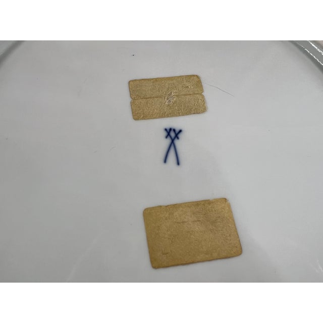 Large Porcelain Wall Dish from Meissen For Sale - Image 10 of 11