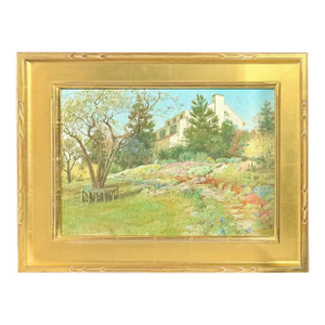Early 20th Century A Rock Garden In Scarsdale Oil Painting