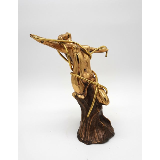 Brutalist Bronze Nude Sculpture, 1970s, in Flawless conditions. Designed 1970 to 1979