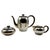 Wood Three-Piece Bauhaus Silver Coffee Set, Grininger, Heilbronn, 1930 For Sale - Image 7 of 7