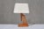 Swedish Modern Sculptural Table Lamp in Teak from Steneby Hemslöjdsförening, 1950s For Sale - Image 6 of 13