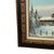 Brown Vintage Signed Winter Landscape Oil Painting on Canvas in Hand-Carved Wood Frame, Rustic Snow Cabin Scene.. For Sale - Image 8 of 10