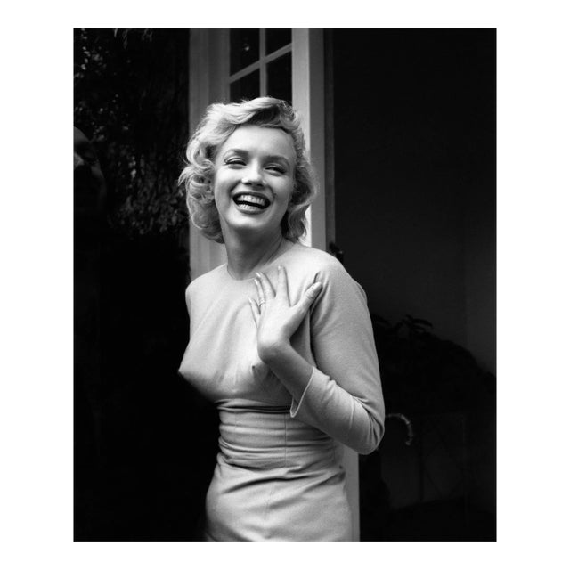 Happy Marilyn, Silver Gelatin Fibre Print, 1956 For Sale