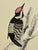 Illustration Antique Hand Tinted Bird Print From England Featuring a Black , Brown & Red Lesser Spotted Woodpecker- Circa 1880 For Sale - Image 3 of 11