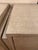 Hooker Furniture Modern Linen Wrapped Wood and Shellac 2 Drawer Nightstands With Metal Accents by Hooker Furniture Co, Signed a Pair For Sale - Image 4 of 11