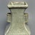 Chinese Antique Chinese Guan‑Style Crackle Glaze Square Vase, Double Ear Handles For Sale - Image 3 of 7