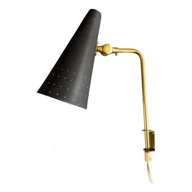 Mid-Century Modern Wall Lamp from Bergboms, 1950s For Sale