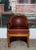Brown Tribunal Armchair in Oak For Sale - Image 8 of 11