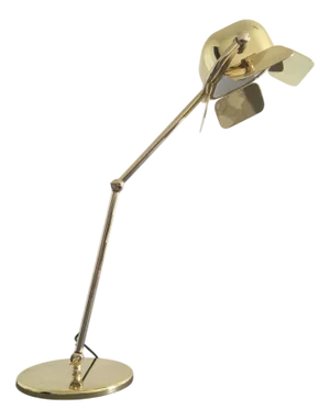 Italian Flamingo Brass Table Lamp by Ghidini 1961