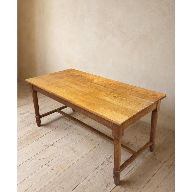 Rustic Antique Late 19th Century Wooden Table with Turned Legs For Sale - Image 3 of 9