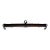 Antique Oak Singletree With Hand=Forged Iron Bands, Hooks and Ring For Sale