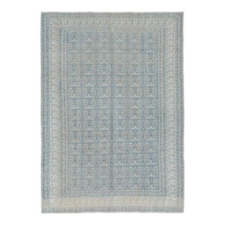Antique 20th Century Persian Khorasan Rug in Sky Blue With Paisleys - Rug & Kilim For Sale