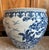 1990s Oversized Blue & White Chinoiserie Cachepot | Grand Scale Planter For Sale - Image 5 of 10