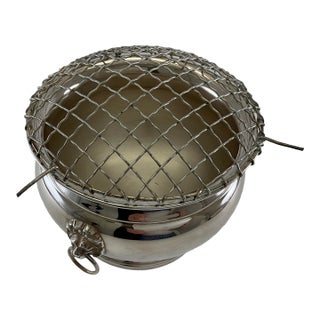 Silver Rose Bowl With Net, Regent For Sale