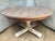 Round Oak Veneer Coffee Table, 1970s For Sale - Image 4 of 18