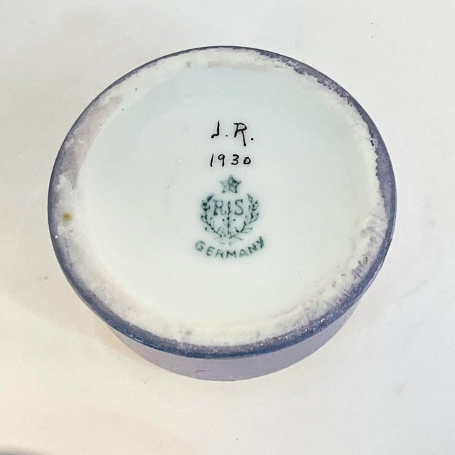 1930s 1930s Vintage Boho Chic German Art Deco Trinket Box For Sale - Image 5 of 8