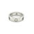 Cartier Rare Cartier Love 18k White Gold Blue Sapphire Band Ring w/Paper - Size 5.5 For Sale - Image 4 of 5