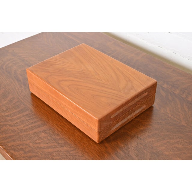 Dyrlund Danish Modern Teak Desk Accessory or Jewelry Box For Sale - Image 12 of 12
