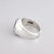 Large Vintage Sterling Silver, Onyx Cabochon, & Diamond Men's Signet Style Ring For Sale - Image 14 of 15