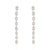 Not Yet Made - Made To Order Certified 2.84ct Baguette & Marquise Diamond Linear Drop Earrings in 14k Gold- A Pair For Sale - Image 5 of 14