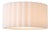 Scallop 15" Swag Light Kit - Drum White Linen Shade, Weathered Brass Steel Body, Inline Dimmer, Dimmable For Sale