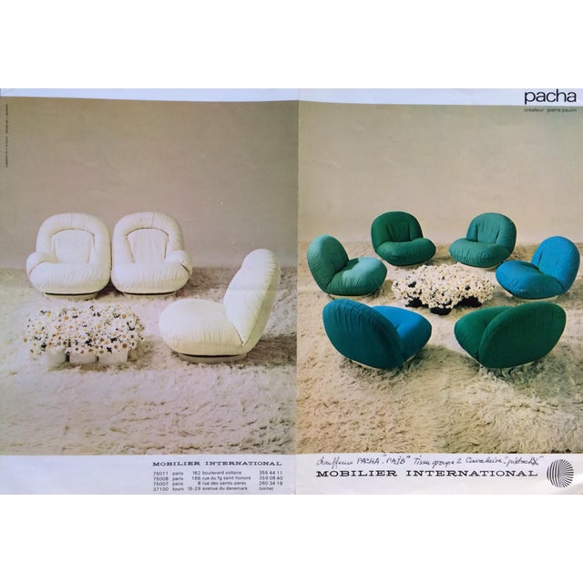 Pacha Chair by Pierre Paulin for Moblier International, Paris, 1981 For Sale - Image 14 of 16