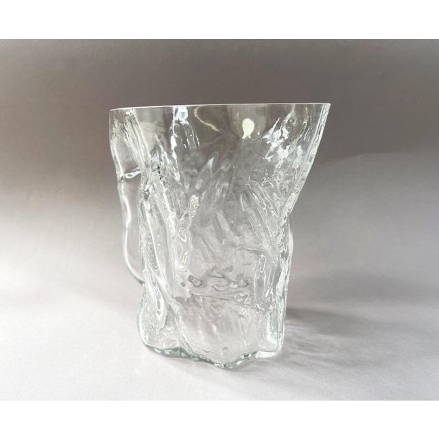 Mid-Century Modern Mid-Century Rocky Ice Crystal Glass Alaska Jug from Peill & Putzler, Germany, 1970s For Sale - Image 3 of 11