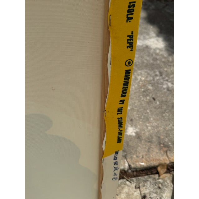 Marimekko Vintage 1972 Marimekko “Pepe” Parrot Fabric Wall Hanging For Sale - Image 4 of 8