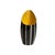 Vintage Hornsea John Clappison Black and White Striped Tall Gaiety Jug With Yellow Inside For Sale - Image 4 of 7