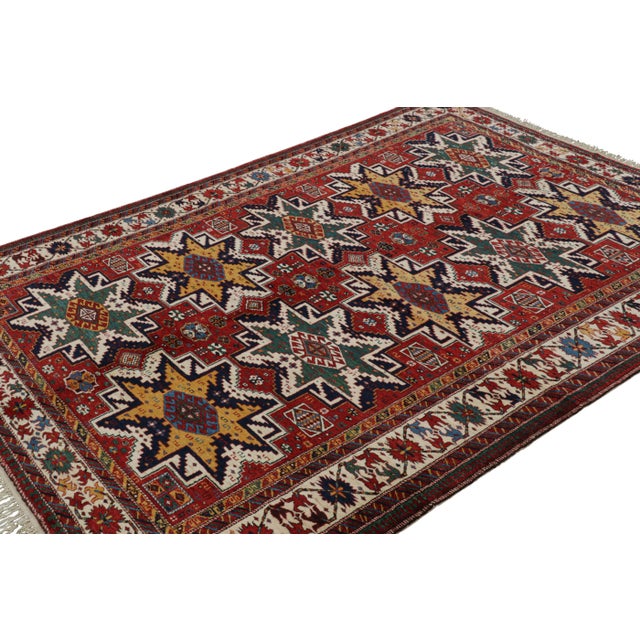 Rug & Kilim Vintage Turkish Rug in Red With Medallions by Rug & Kilim For Sale - Image 4 of 8