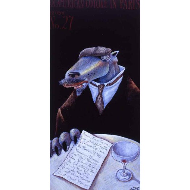 Markus Pierson "American Coyote in Paris" 5 Hand Signed Limited Ed Photoliths For Sale - Image 9 of 13