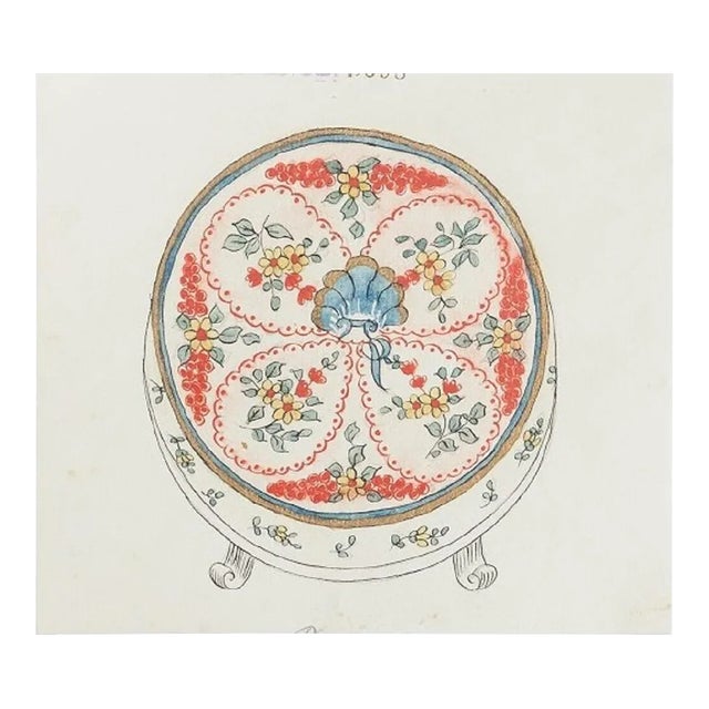 Unknown - the Carillon - Original China Ink and Watercolor - 1880s For Sale