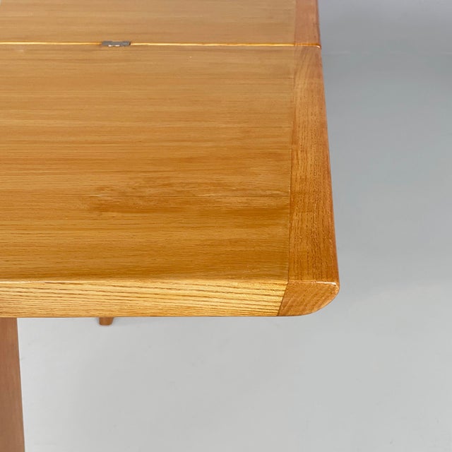 Modern Italian Wood Dining Table with Extensions attributed to Gigi Sabadin, 1980s, Set of 2 For Sale - Image 9 of 18