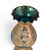 Mid-Century Venetian Hand-Blown Art Glass Cabinet Vase With Tre Fuochi Enamel 6" For Sale In San Francisco - Image 6 of 10