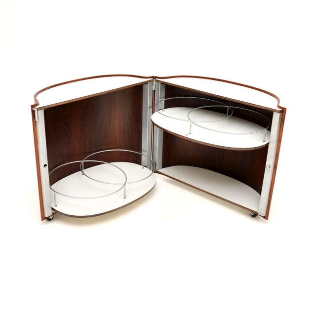 Vintage Italian Drinks Cabinet by Eugenio Gerli for Tecno, 1960s For Sale - Image 12 of 12