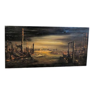 "Day After the Last Day" Painting by Listed Artist Stancin For Sale