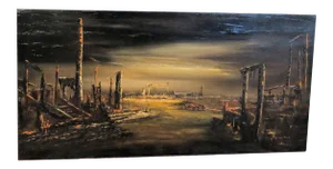 "Day After the Last Day" Painting by Listed Artist Stancin