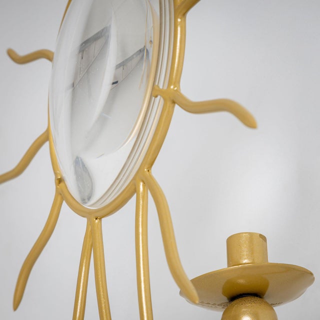 Pair of André Dubreuil (*1951) ‘Soleil’ Wall Appliqués, France, Designed in 1987 For Sale - Image 9 of 12