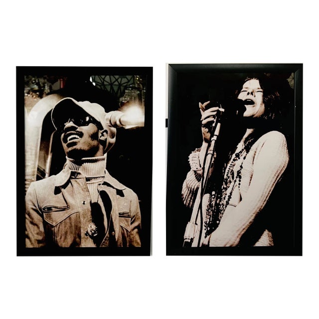 Famous American Musicians Photography Print, a Pair For Sale