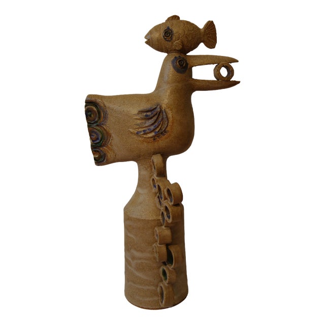 Stoneware Lamp by Pierre Koppe, 1979 For Sale