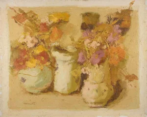 Franco Marzilli, Still Life, Oil Painting, 1970s