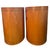 Brown Late 20th Century Baker Furniture Modern Art Deco Primavera Oval Nightstands, Pair For Sale - Image 8 of 12