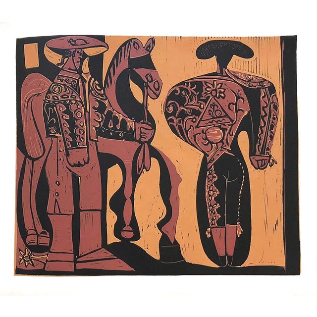 Artist: Pablo Picasso Country: Spain Title: Picador et Torero Medium: Multichrome – 3 Marks: Not signed, not numbered...