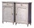 Pair of 19th Century French Louis XVI Painted Confiturier Cabinets For Sale