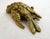Gold Small Paperweight Sculpture of a Dead Bird in Gilt Bronze or Brass, Early 20th Century For Sale - Image 8 of 13