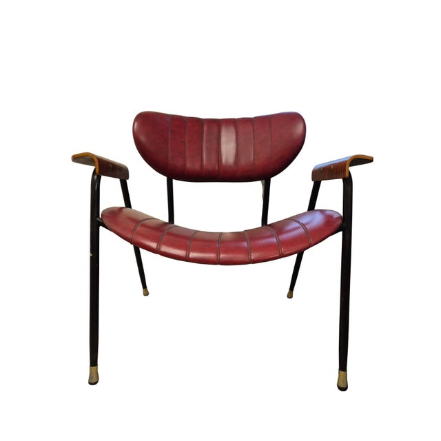 1950s Vintage Italian Armchairs by Gastone Rinaldi for Rima, 1950s, Set of 2 For Sale - Image 5 of 17