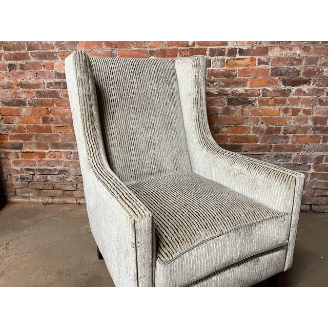 Traditional John-Richard High-Back Wing Chair For Sale - Image 3 of 6